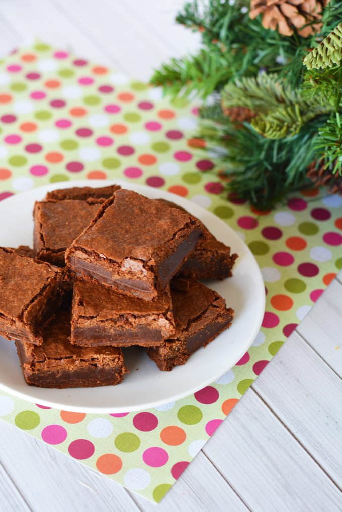 Chocolate Gingerbread Brownies - The Rebel Chick