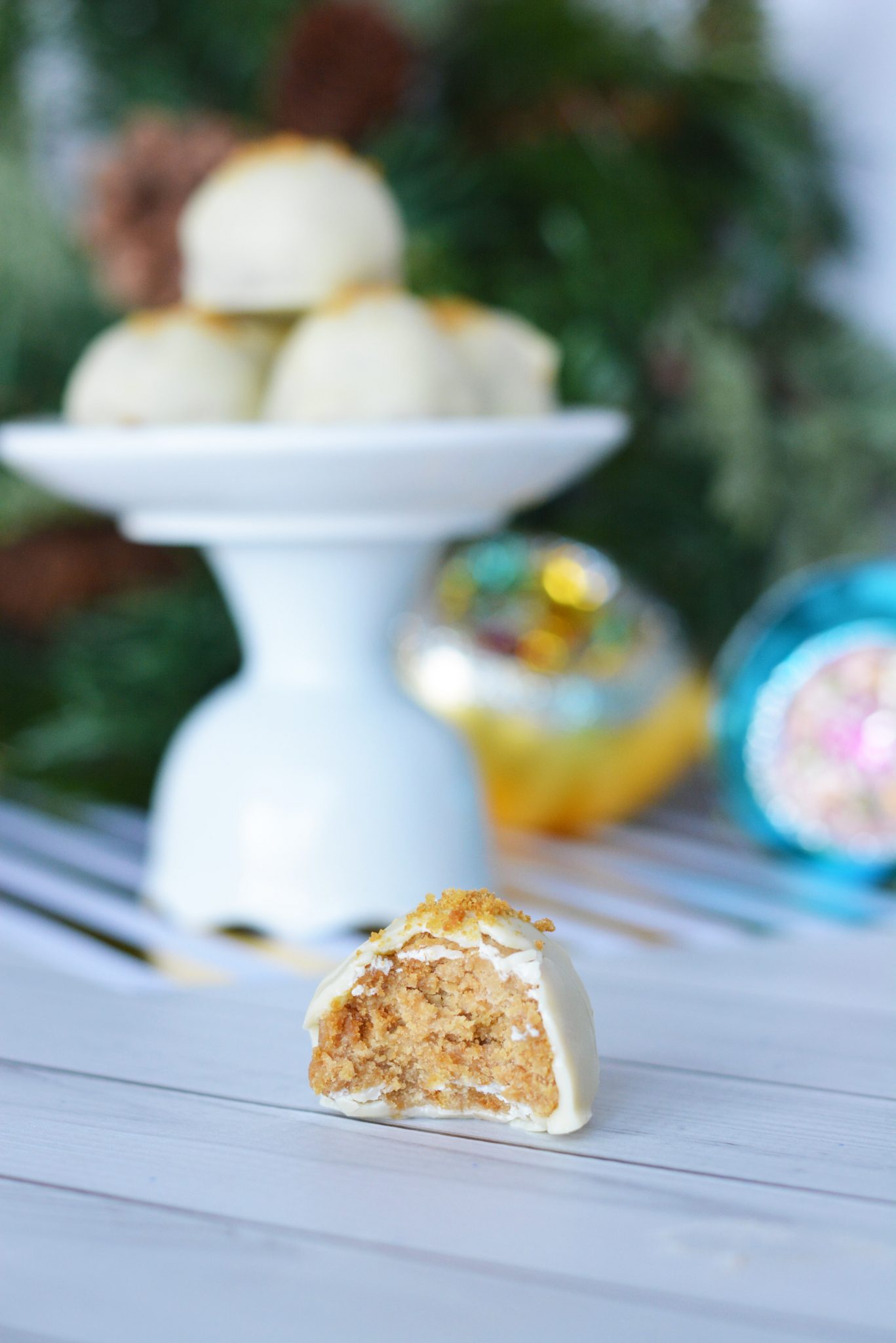 No Bake Gingerbread Truffles Recipe The Rebel Chick