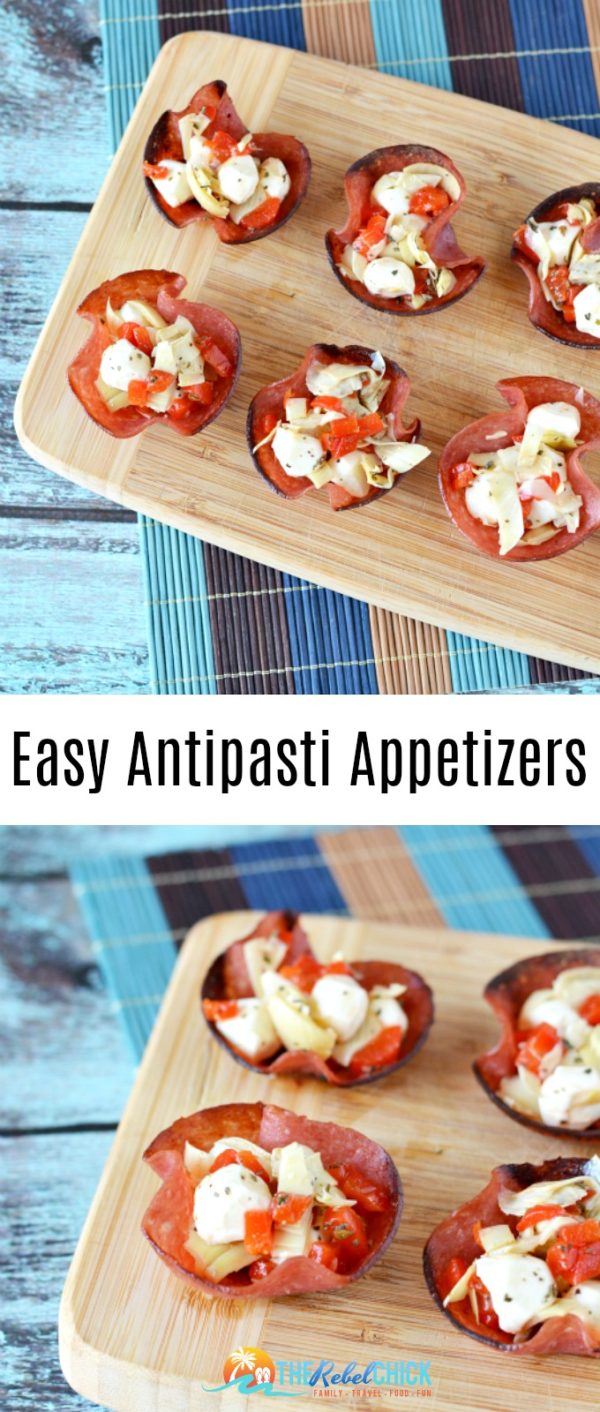 Easy Low Carb Antipasti Appetizer Recipe - The Rebel Chick