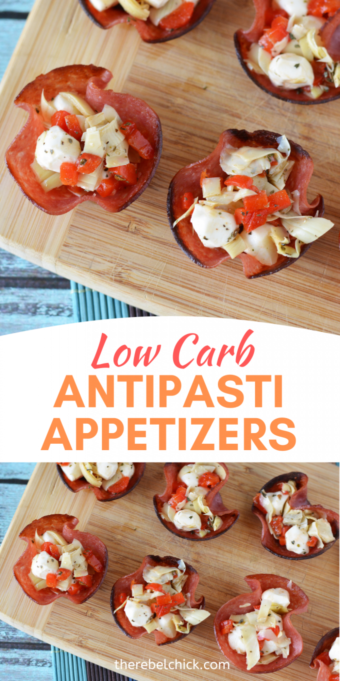 Easy Low Carb Antipasti Appetizer Recipe The Rebel Chick