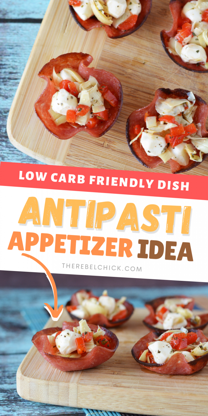 Easy Low Carb Antipasti Appetizer Recipe The Rebel Chick