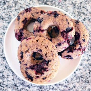 Homemade Blackberry Donuts