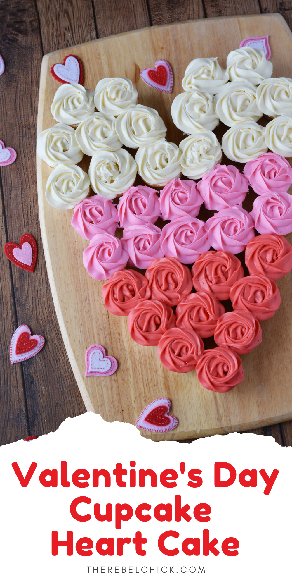 How to Make a Heart Shaped Cupcake Cake