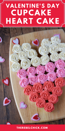 Valentine's Day Cupcake Heart Cake Recipe