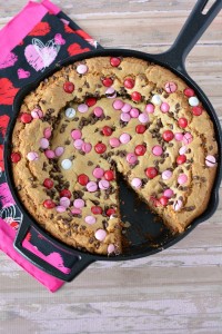 Valentine's Day Skillet Cookie Recipe