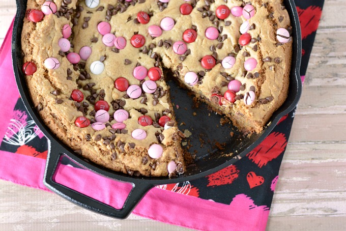 Valentine's Day Skillet Cookie Recipe 3