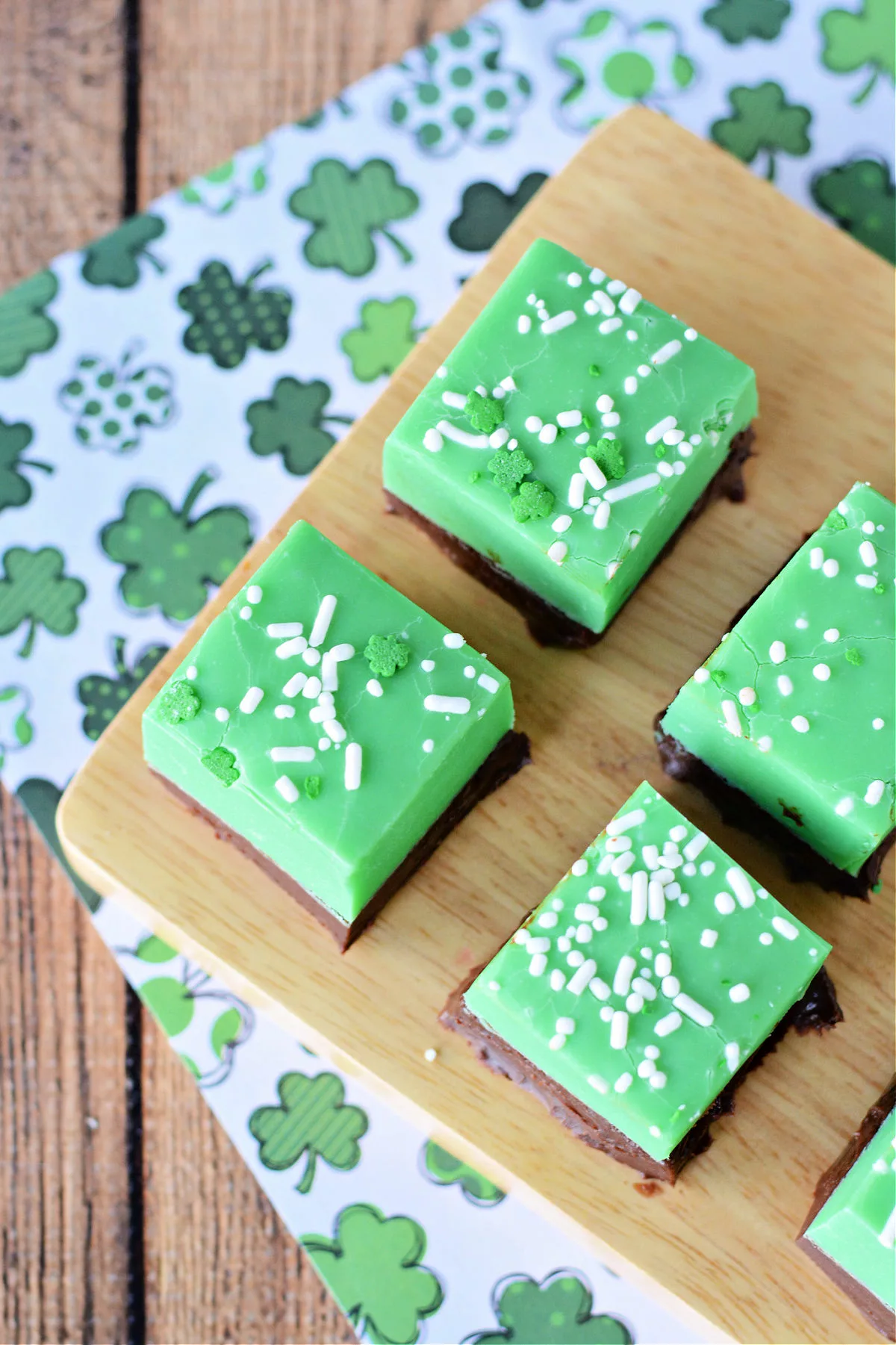 Saint Patrick's Day Baileys Irish Cream Fudge