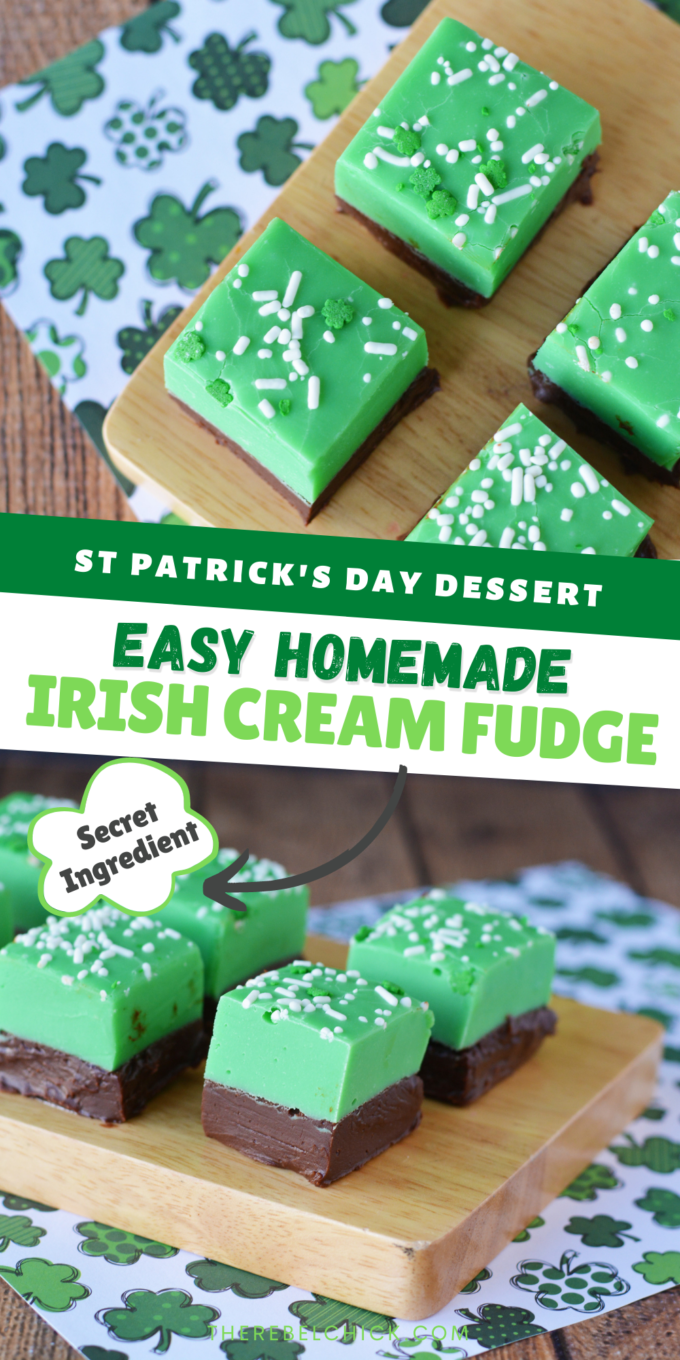 Baileys Irish Cream Fudge Recipe for Saint Patrick's Day