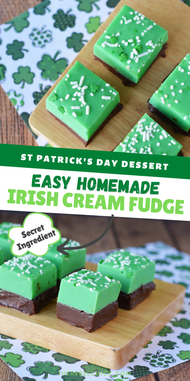 Saint Patrick's Day Irish Cream Fudge Recipe
