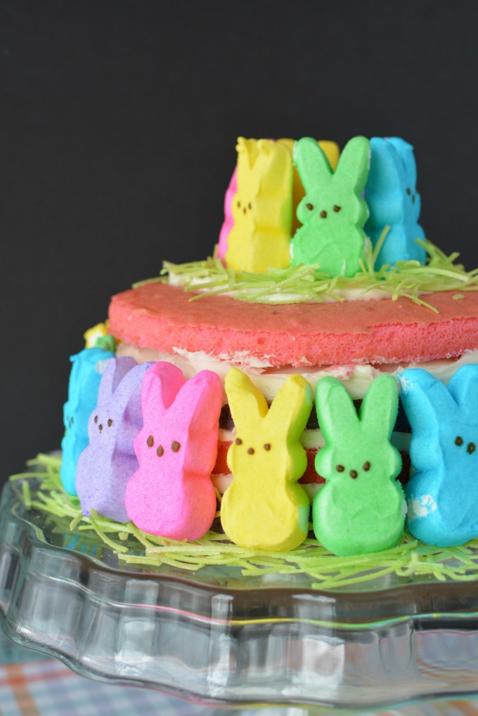 Bountiful Bunny Peep Easter Cake Recipe