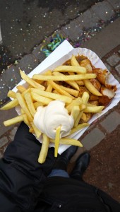 CurryWurst and Fries in Germany