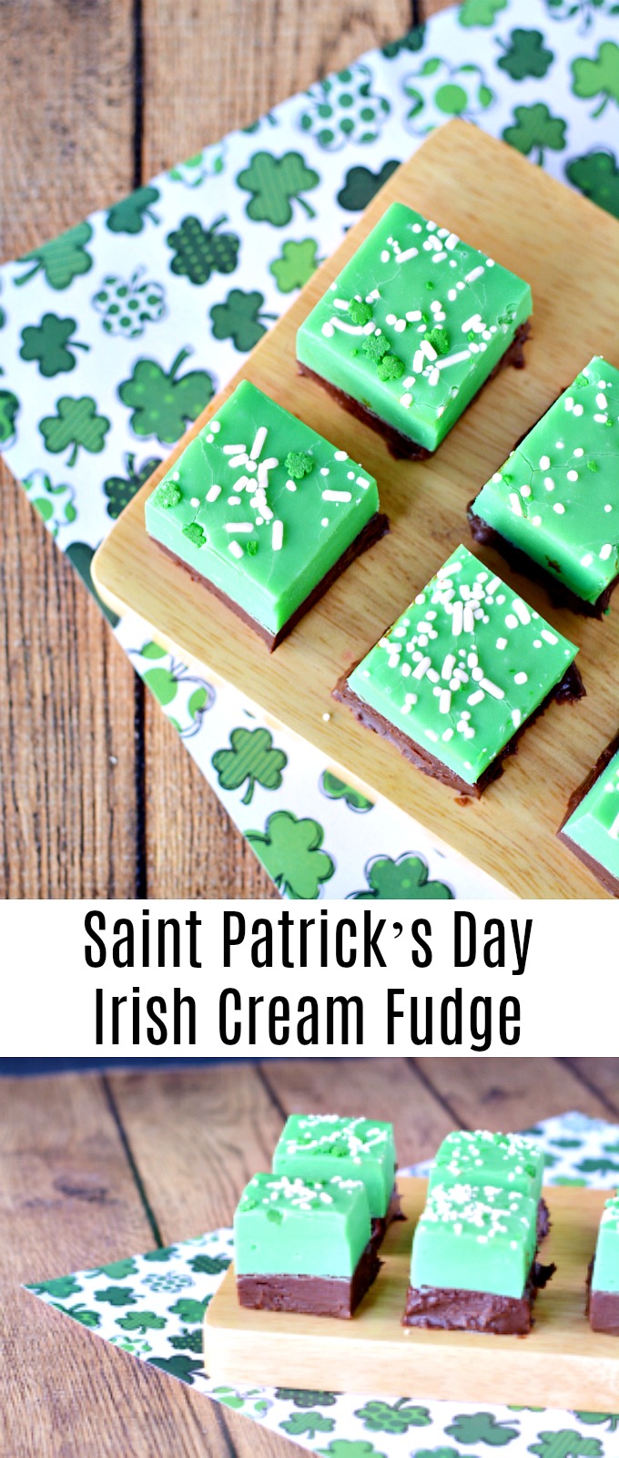 Saint Patrick’s Day Irish Cream Fudge Recipe