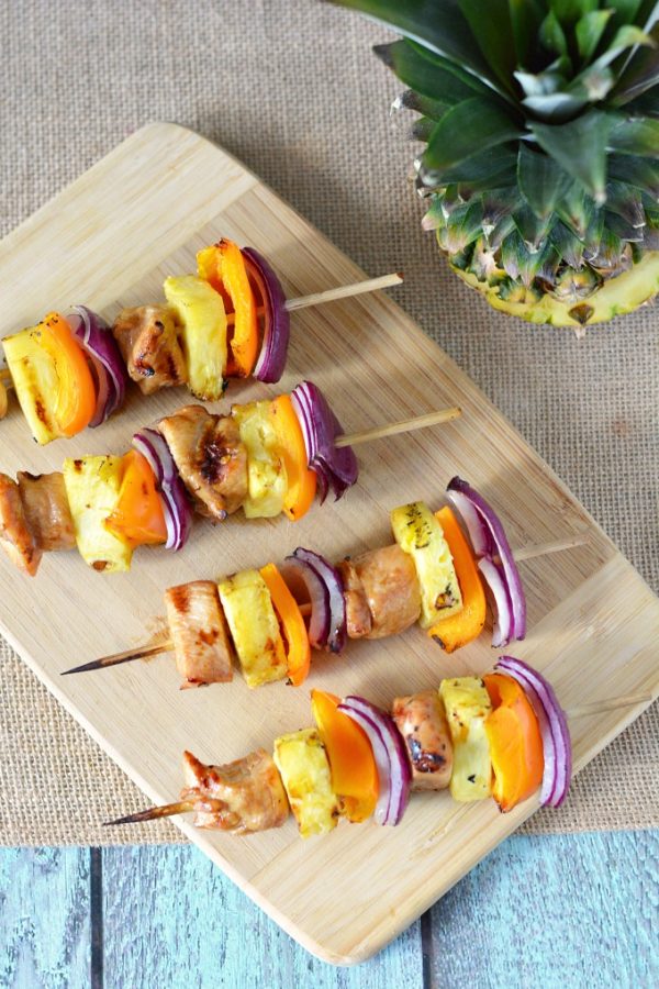 Hawaiian Chicken Kebabs The Rebel Chick