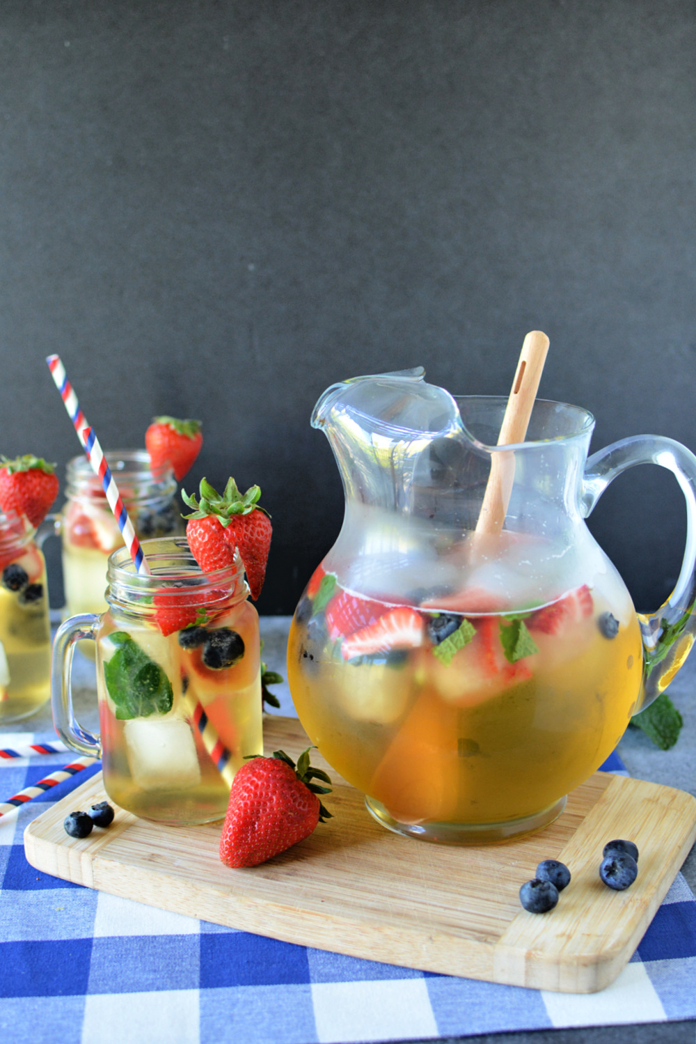 Red White and Blue Sangria 