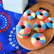 Red White and Blue Donuts