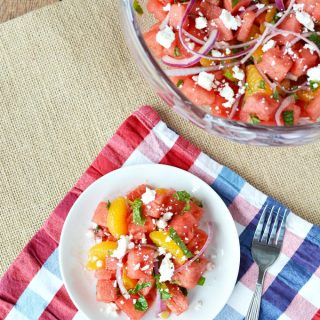 Watermelon Mandarin Mint Salad Recipe