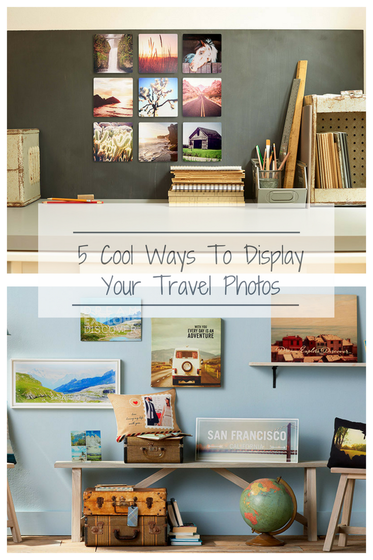 Check out these 5 cool ways to display travel photos!