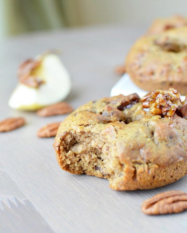 Candied Apple Pecan Donuts Recipe - The Rebel Chick