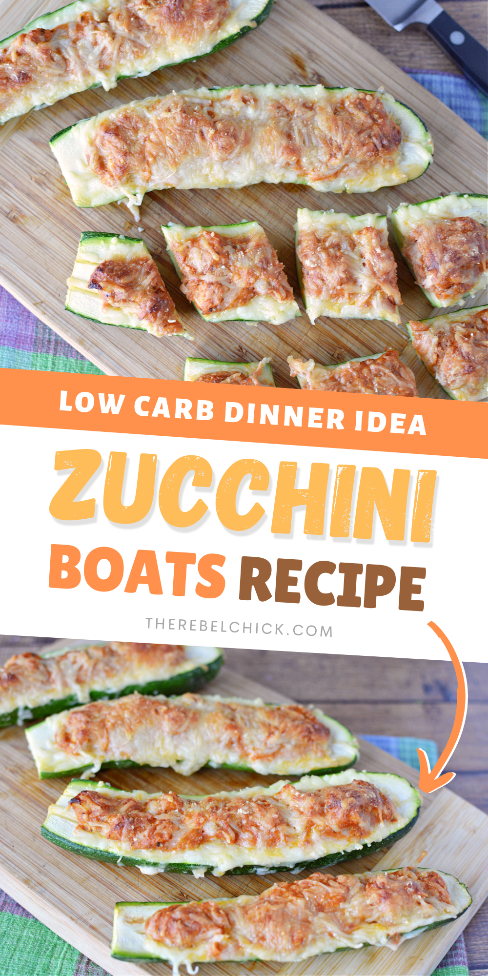 Super Easy Low Carb Dinner Idea with Zucchini