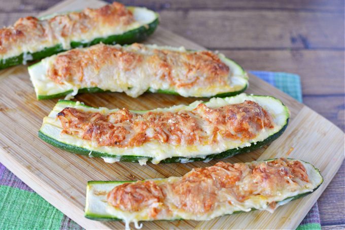 Low Carb Stuffed Zucchini Boats Recipe - The Rebel Chick