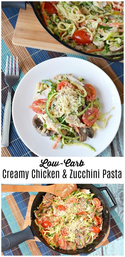 Creamy Chicken And Zucchini Pasta Recipe 4 The Rebel Chick