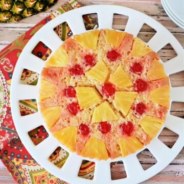 Pineapple Upside Down Pound Cake
