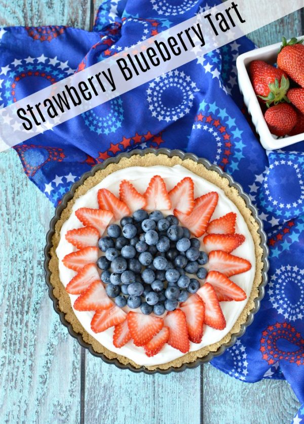 Strawberry Blueberry Tart Recipe - The Rebel Chick