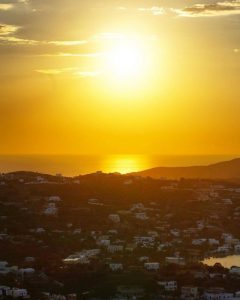 A sunset in greece