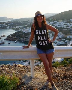 Jenn in Greece