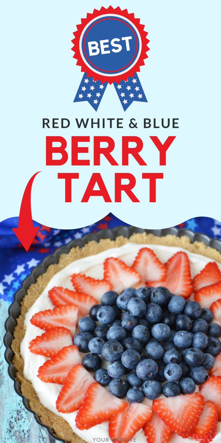 Strawberry Blueberry Tart - The Rebel Chick