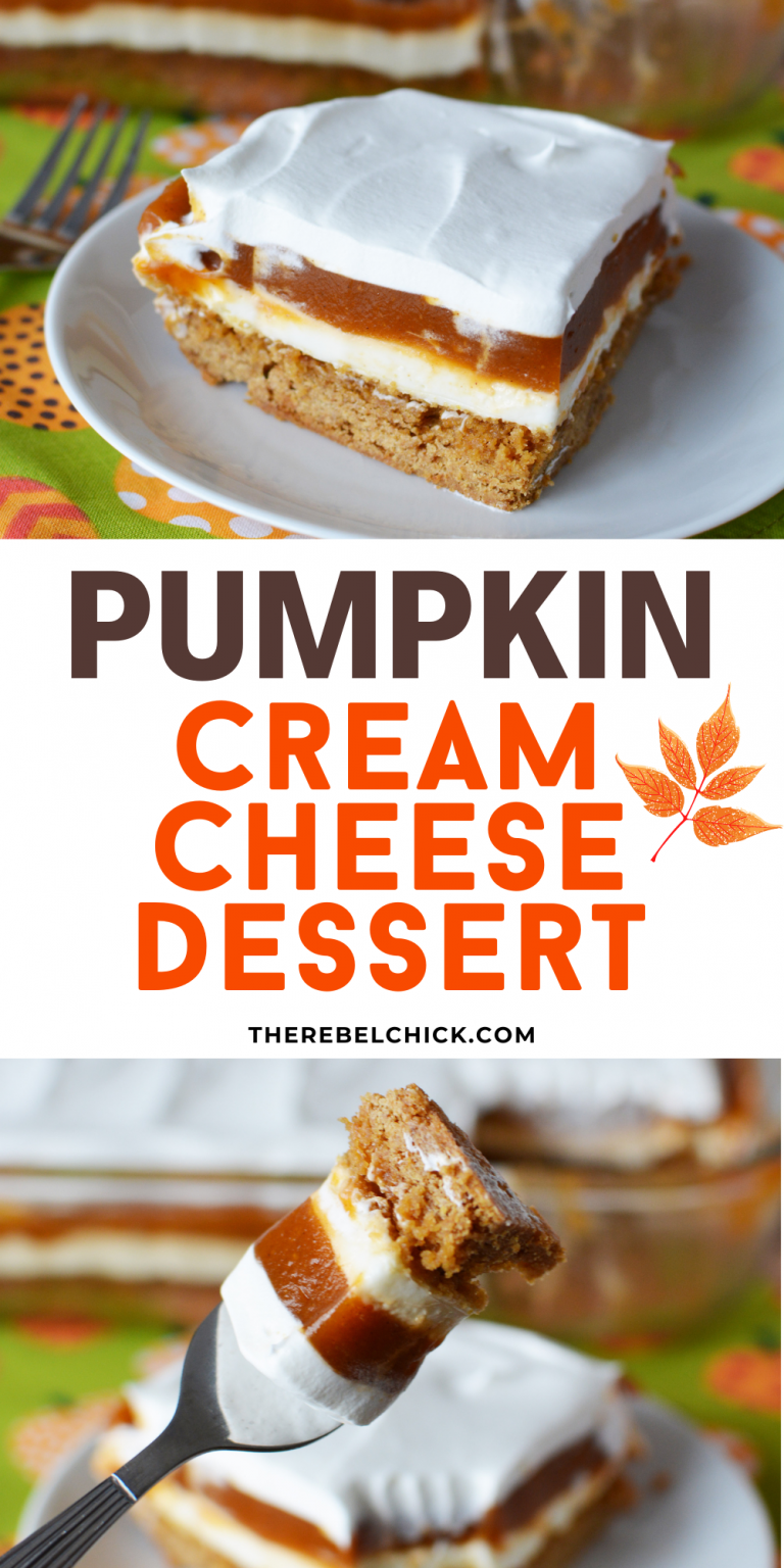 Cream Cheese Pumpkin Dessert - The Rebel Chick