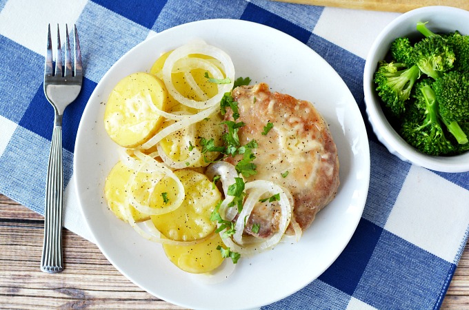 Pork Chops & Potato Skillet Meal Recipe
