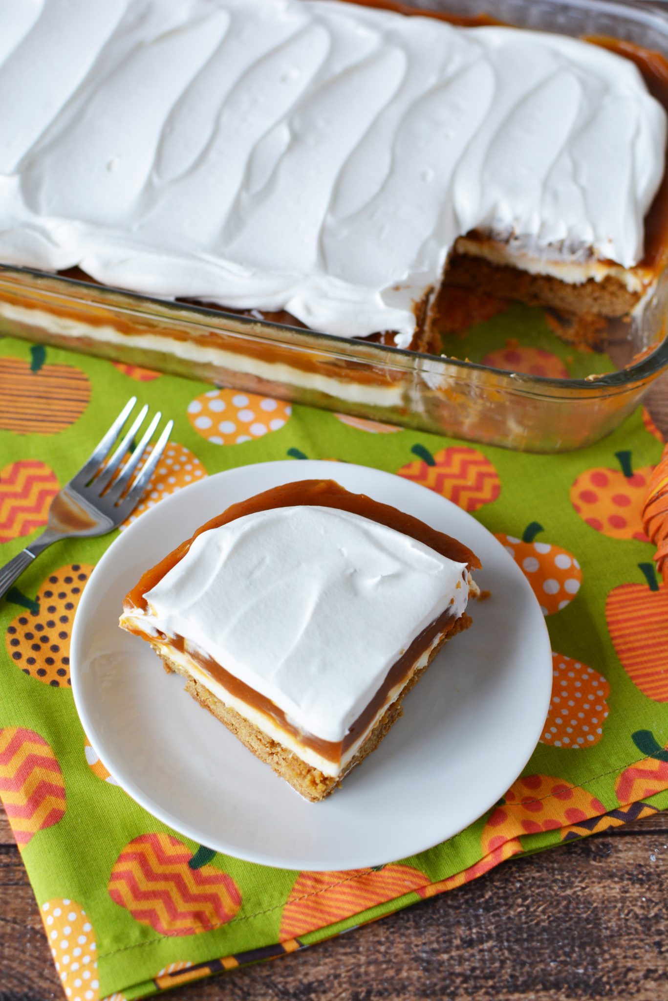 Cream Cheese Pumpkin Dessert - The Rebel Chick