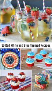 10 Red White and Blue Themed Recipes
