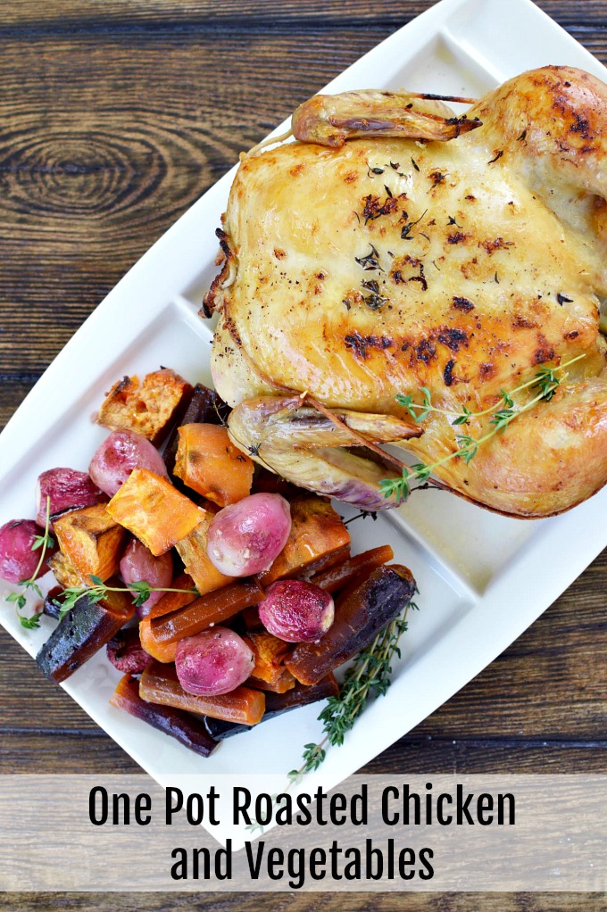 One Pot Roasted Chicken and Vegetables Recipe