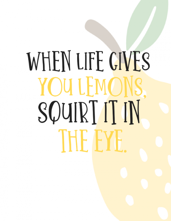 FREE Sassy Quote Printables - The Rebel Chick