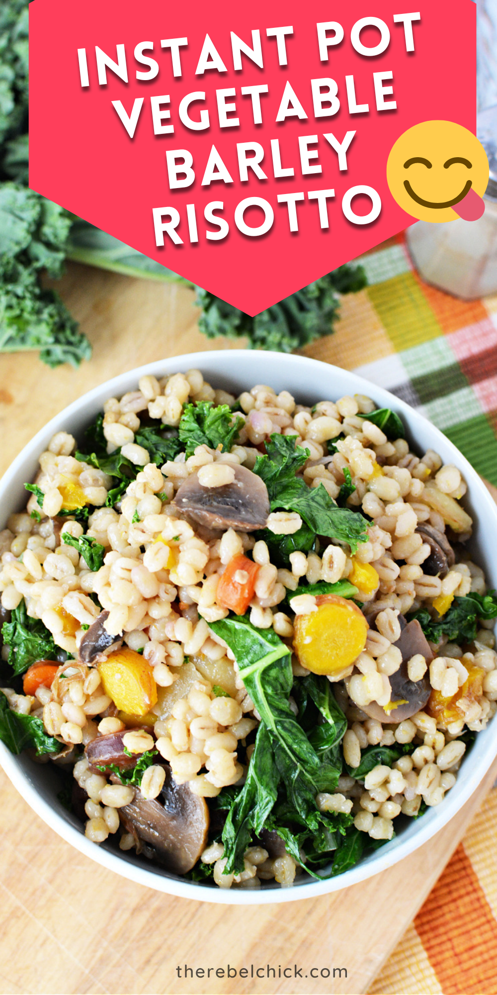 Instant Pot Vegetable Barley Risotto Recipe for Meatless Monday