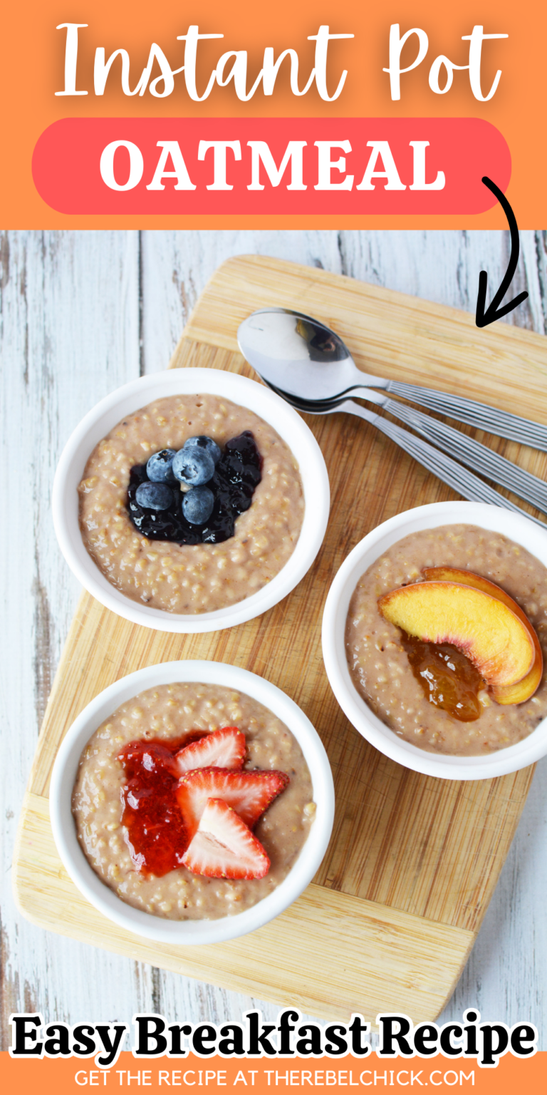 Instant Pot Oatmeal - The Rebel Chick