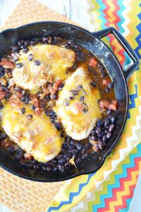One Dish Dinners: Chicken & Black Beans Skillet Recipe
