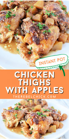 Instant Pot Apple Chicken Thighs Recipe