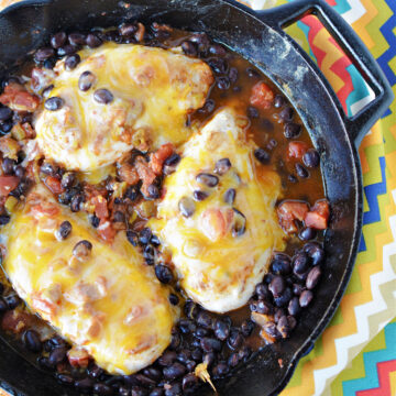 Chicken and Black Beans Skillet Recipe