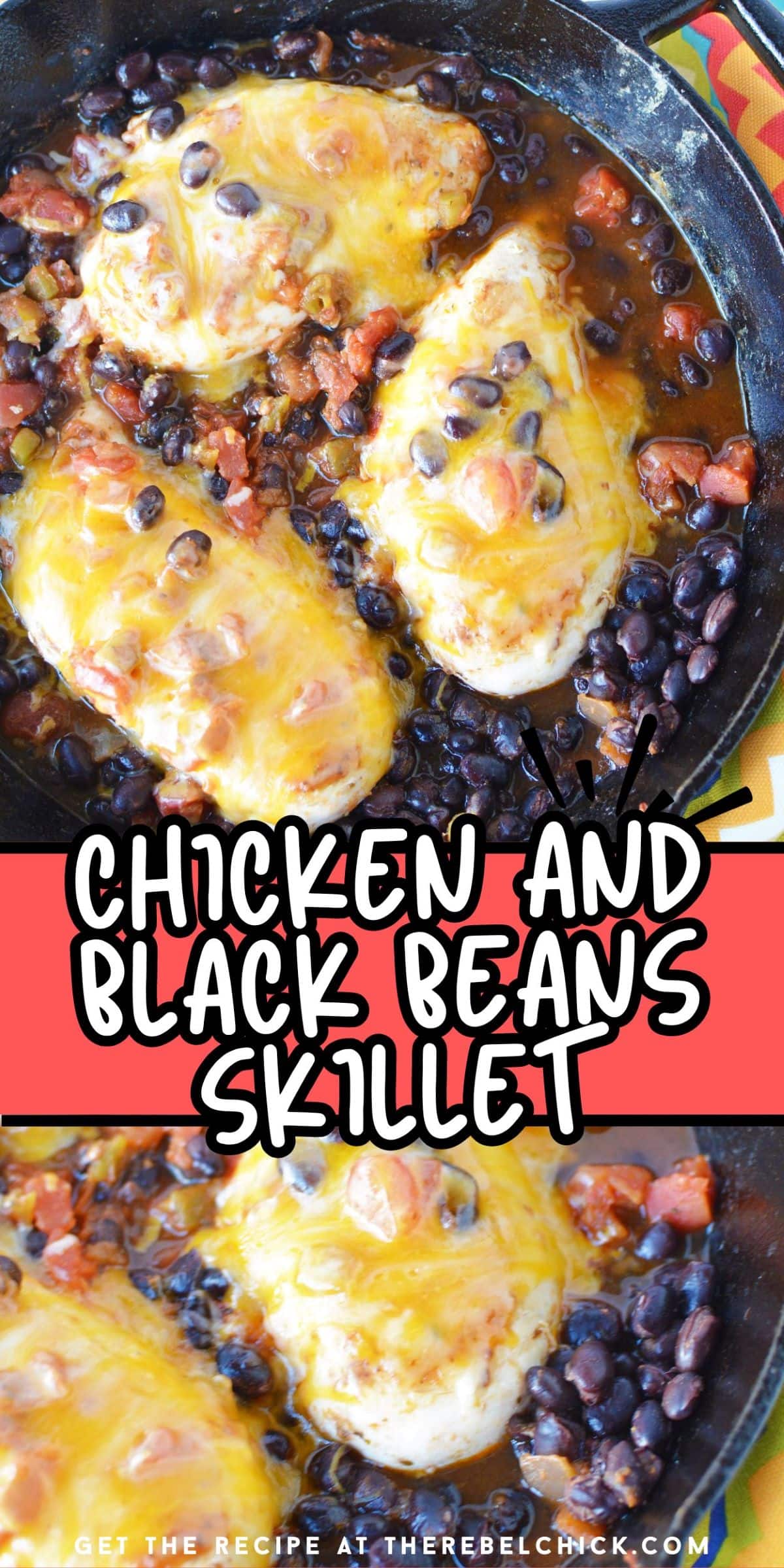 Chicken and Black Beans Skillet