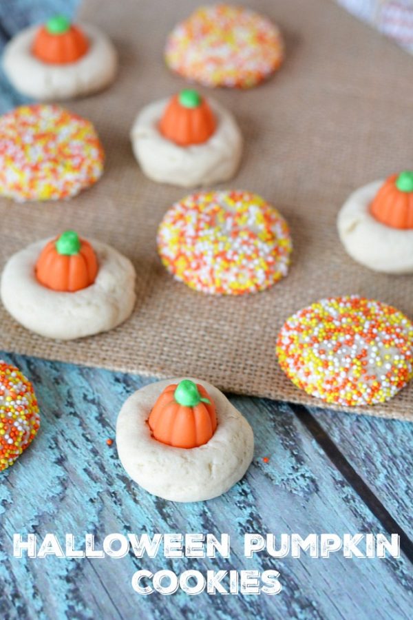 Halloween Pumpkin Cookies - The Rebel Chick