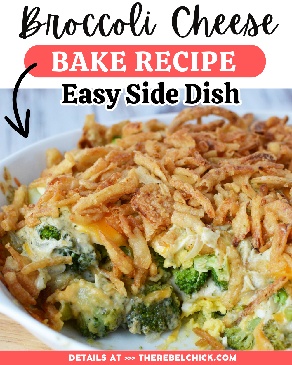 Low Carb Broccoli Cheese Bake Recipe - The Rebel Chick