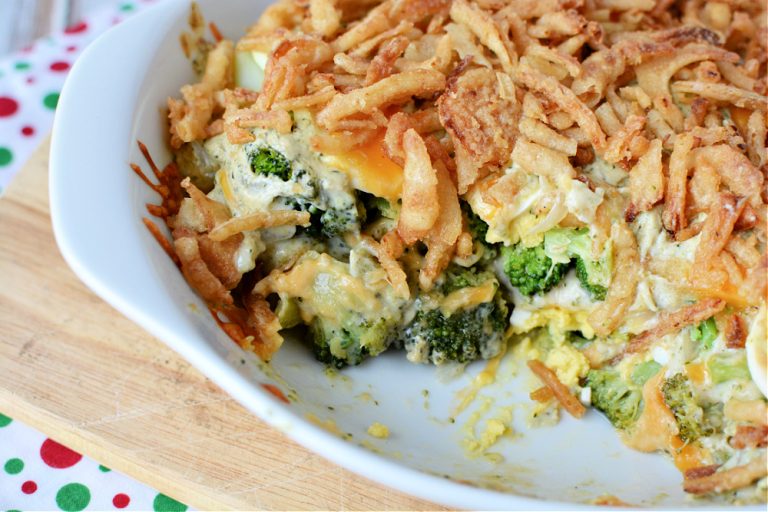 Low Carb Broccoli Cheese Bake Recipe - The Rebel Chick