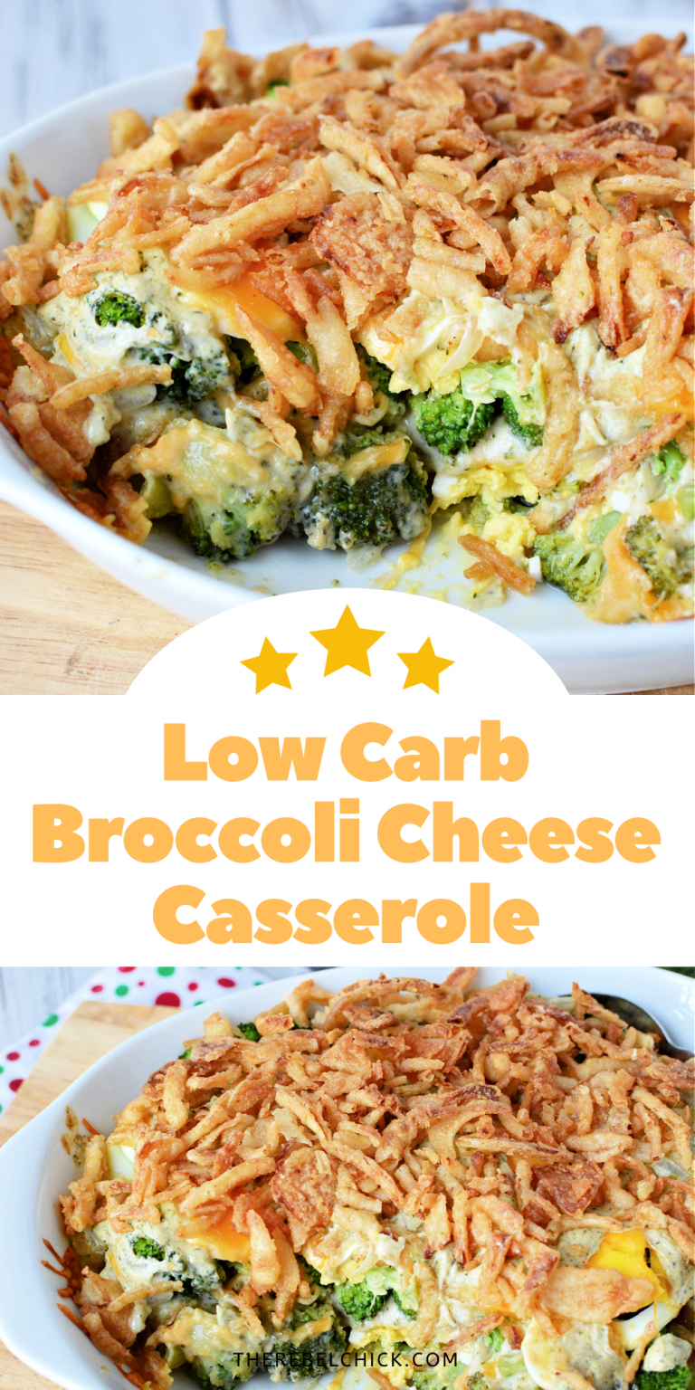 Low Carb Broccoli Cheese Bake Recipe The Rebel Chick