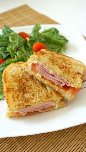 Quick & Easy Grilled Ham and Brie Sandwich Recipe
