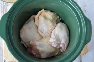 Slow Cooker Chicken Thighs with Potatoes and Carrots Recipe