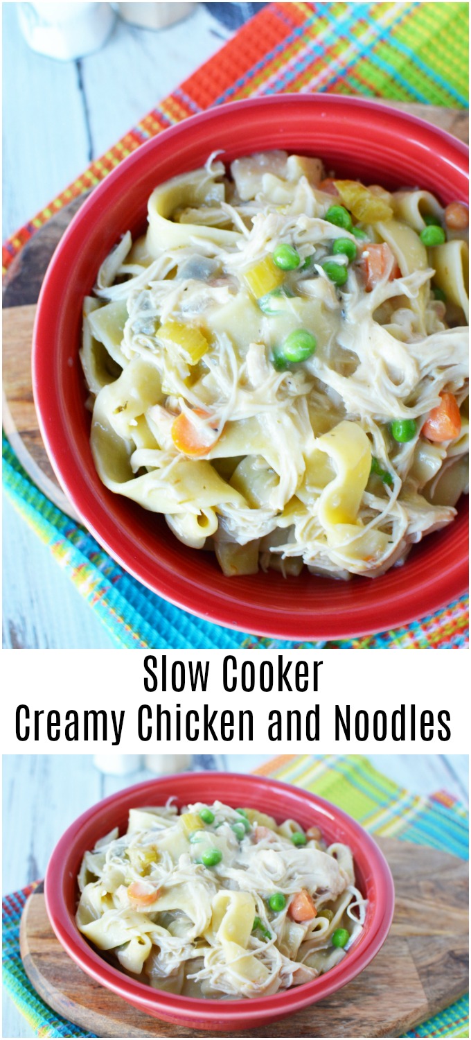 Slow Cooker Creamy Chicken and Noodles Recipe