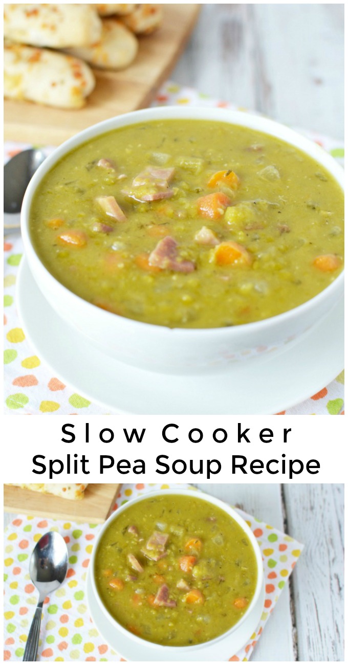 Slow Cooker Split Pea Soup Recipe - The Rebel Chick